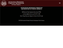 Tablet Screenshot of antiochian.org